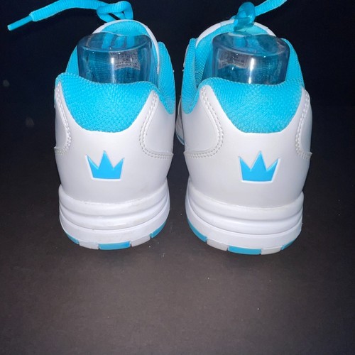 Braunschweig KF SATIN Damen Bowling Turnschuhe weiß blau Größe 11 - Bild 3 von 12
