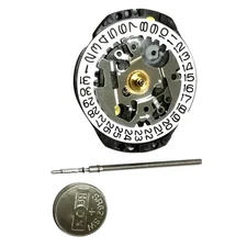 1Pc Replacement 3-Hands Quartz Watch Movement Date at 3 For Japan VX82 VX82E