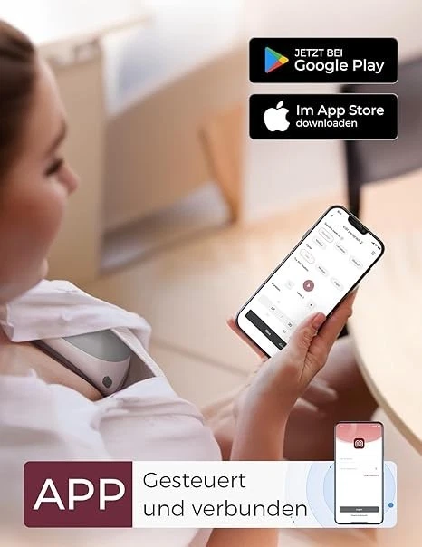 Tiralatte a mani libere Momcozy Mobile Flow | aggiornamento M9 rosso 1 pezzo / nuovo e confezione originale - Immagine 4 di 4