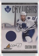 2010-11 Panini Pinnacle City Lights Materials 40/499 Colton Orr #100 10gc