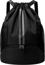 Sacca Con Coulisse Sacca Da Ginnastica per Ragazzi Borsa Sportiva Da Basket Tasc