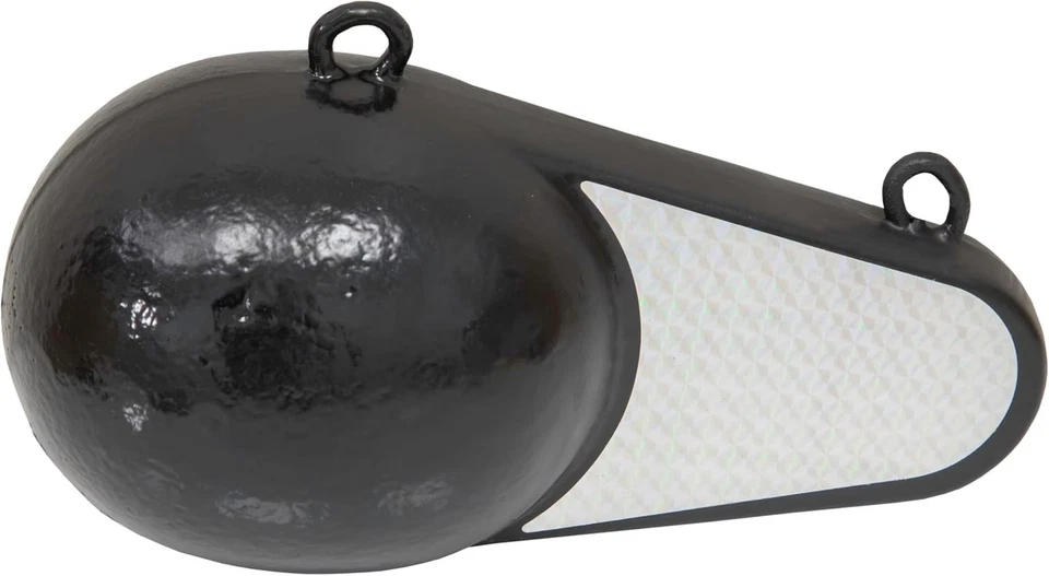 Peso de caída recubierto de polietileno - 12 libras. Flash plateado Foto 4 de 4