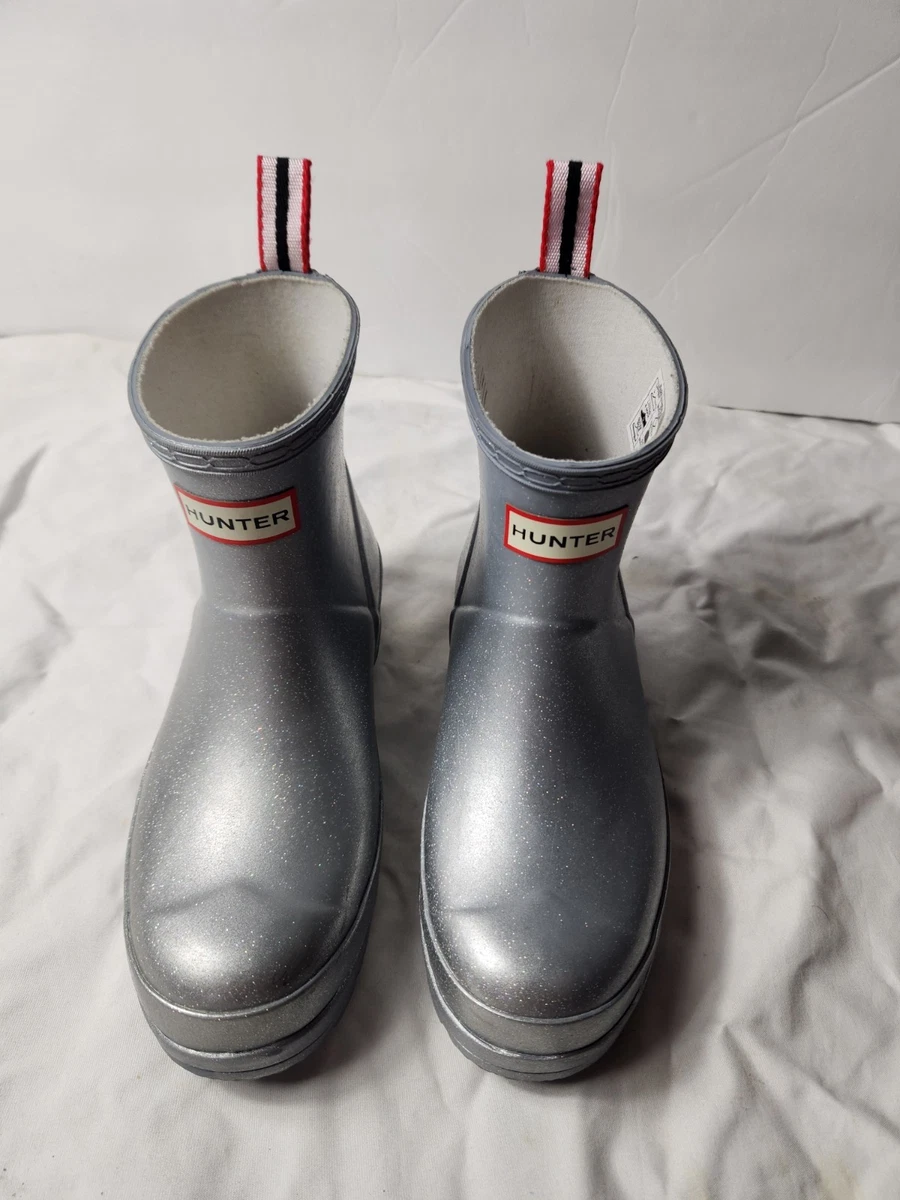 Hunter Silver Women's Rain Boot for sale - eBay