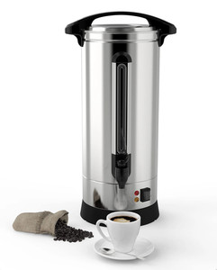 60 Cup Commercial Coffee Maker Hot Water Urn for Catering Food Grade Stainless
