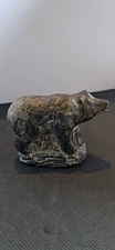 A Wolf Original Sculpture Handmade in Canada WOLVERINE Soapstone Figurine Bear