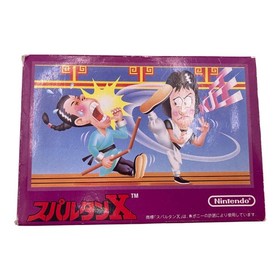 Nintendo HVC-SX Spartan X Famicom Game with Box Excellent Condition JAPAN