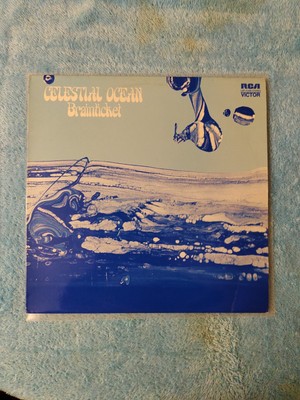 Brain Ticket Celestial Ocean Promo Vinyl LP Weißes Label Rarität Excellent