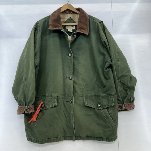 Chaqueta de pana St Johns Bay de colección para mujer forro a cuadros verde tareas de campo 1x LEER - Imagen 4 de 24