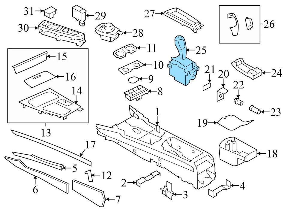 BMW 740I 2010-2015 - Reflector parachoques trasero derecho 7182192 Foto 3 de 4