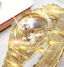 Geneva-Style Quartz Watch Minimalist Fashion Design