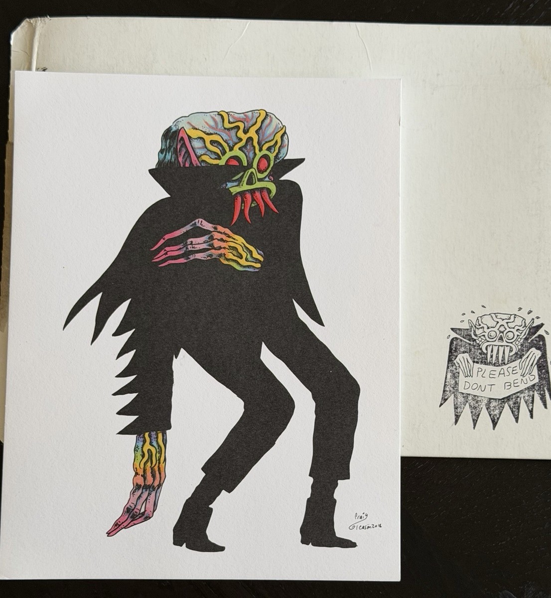 2019 Brand New Craig Gleason: Original “The Ghoul”Art Print 8.5” X