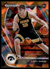2021-22 Panini Prizm Draft Picks Prizms Orange Ice Luka Garza #51 20818