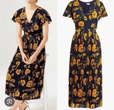 J Crew Pleated Wrap Dress Sz 0