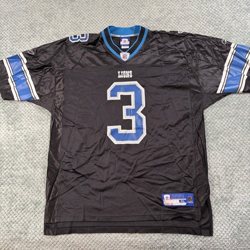 Vintage Detroit Lions Joey Harrington #3 Reebok schwarz Fußball Trikot Gr. XL - Bild 1 von 8