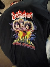 Destruction Eternal Devastation Long Sleeve Black Shirt 2XL