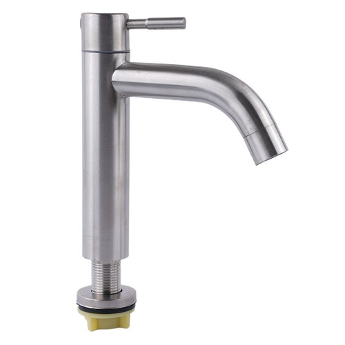 High Quality Basin Faucet Sink Tap Bathroom Faucet Cold Water Deck Mounted - Picture 12 of 12