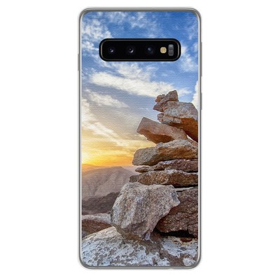Funda Aus Gel TPU Für Samsung Galaxy S10 Plus Design Sunset Zeichnungen