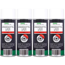 4x Pack KOKA Bremssattellack Rot Thermolack Spray hitzebest&auml;ndig 300&deg;C Bremsen