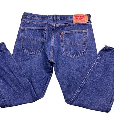 Y2K Levi s 501 button fly jeans straight leg 36 x 29 medium wash