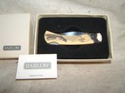 stephen barlow usa bald eagle schrimshaw folding pocket jackknife mint nos nib — photo 3