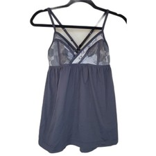 Lululemon Rehearsal Tank Black / White Coal Tinted Canvas Super