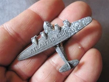 ATLANTIC CLIPPER  Toy  Metal Plane ***