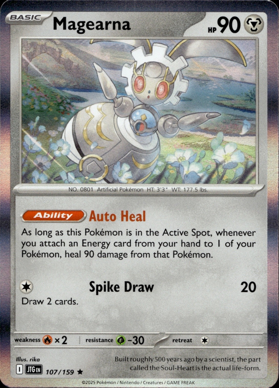 Magearna Rare SV09: Journey Together 107/159 NM