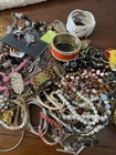 5 Lb Mixed Vintage/Modern Fashion Costume Box Lot Jewelry ALL WEARABLE SELLABLE
