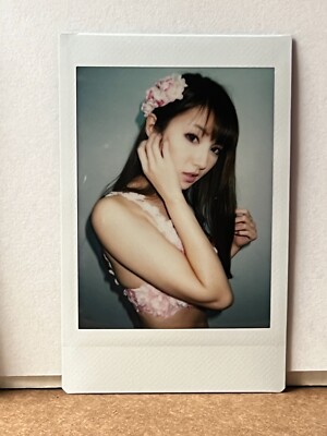 Tsubasa Amami 天海つばさ Shy & Innocent Pink Outfit Cheki Original Photo JAV 1/1 HOT