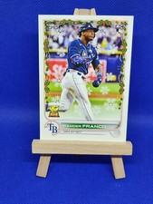 2022 Topps Holiday Wander Franco RC HW181 Arm Sleeve Variation SP Rays