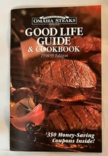 Omaha Steaks Good Life Guide & Cookbook 1998-99 Edition Booklet