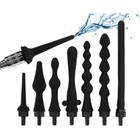 Shower head Douche Vagina Anal Cleaning silicone enema syringe system