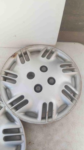 96 - 99 SATURN SL1 SC1 Wheel Cover 14" 21 Spoke Set Of 4 Some Marks And Scuffs - Picture 5 of 19