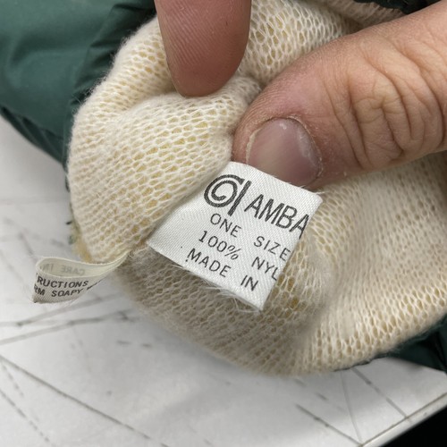 ORIGINAL RETRO Snow Ambassador Glove Green Ski Prop Hand One Size - Picture 4 of 5