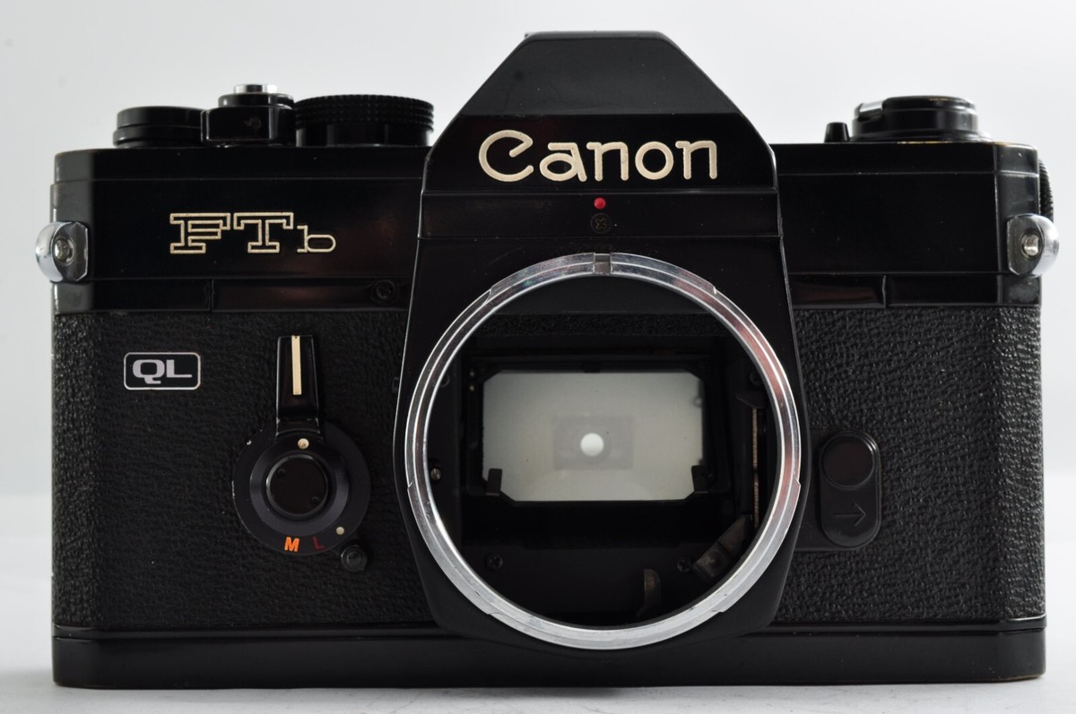 Canon FTb QL Black 35mm SLR w/ New FD 50mm f/1.8 [Exc+5] From