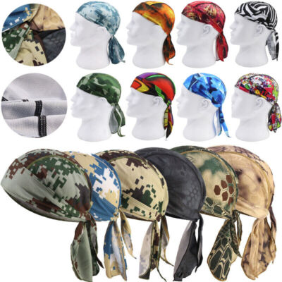 Bandana Hats Headwrap Kopftuch Piratentuch Biker Caps Durag Doo Rag Headwears X