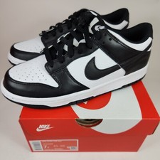 Nike Dunk Low Panda Size 7Y / Women's 8.5 Black White CW1590-100 Grade School