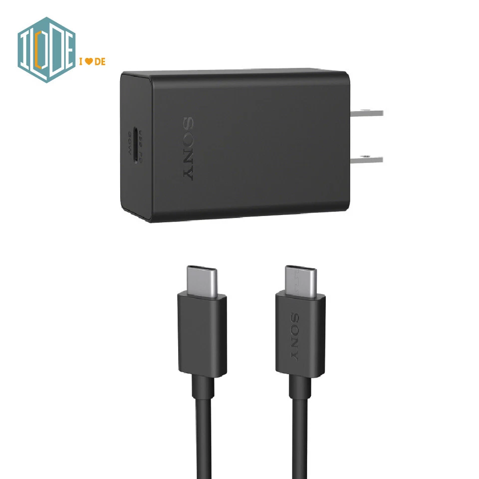 Original Sony Official 30W Fast Charger with USB PD + USB Type-C Cable (XQZ-UC1) - Image 3 of 4