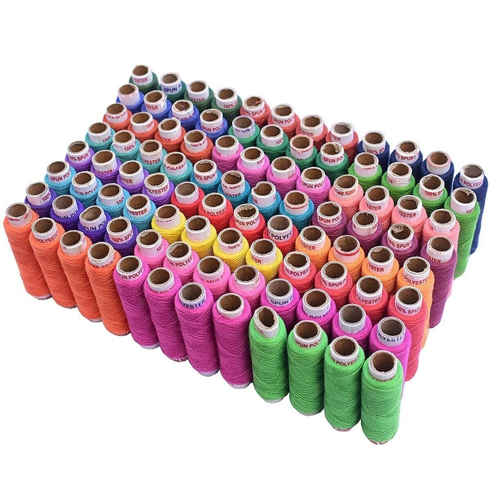 Polyester Thread Spools Sewing Threads Multipurpose Hand Sewing 25 Color 4 Each - Image 2 of 4