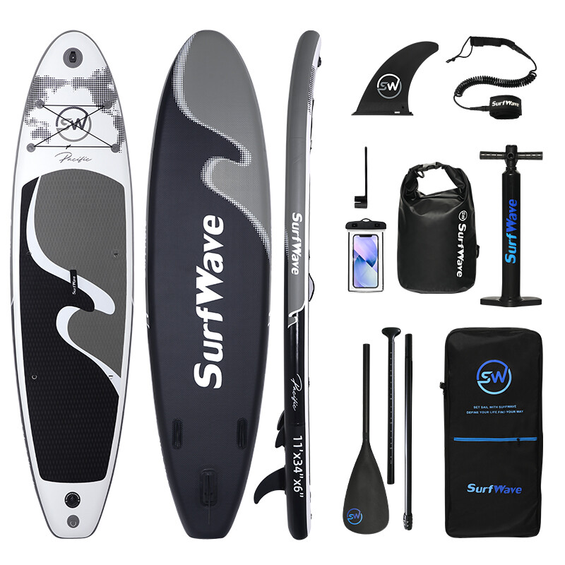 Multi-Color Inflatable Stand Up Paddle Board 11' Unisex Surfing Board ...