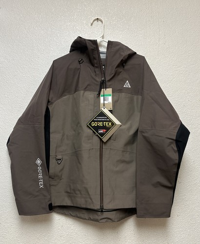 Nike ACG GORETEX Misery Ridge Ironstone/Olive Jacket DQ6885-004 Women's Sz XL - 第 1/15 張圖片