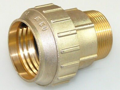 STABILO ÜBERGANGSSTÜCK 50 MM x 1 1/2'' AG PE-ROHR KLEMMVERSCHRAUBUNG ÜBERGANG