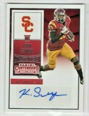 Kevin Seymour 2016 Panini Contenders Draft AUTO RC #218 USC - Main Image