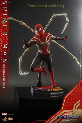 Hot Toys Mms623 1/6 Spider-Man (Integrated Suit) Action Figure In Stock