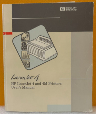 HP / Agilent C2001-90912 1992 HP Laser Jet 4 & 4M Printers User's Manual.