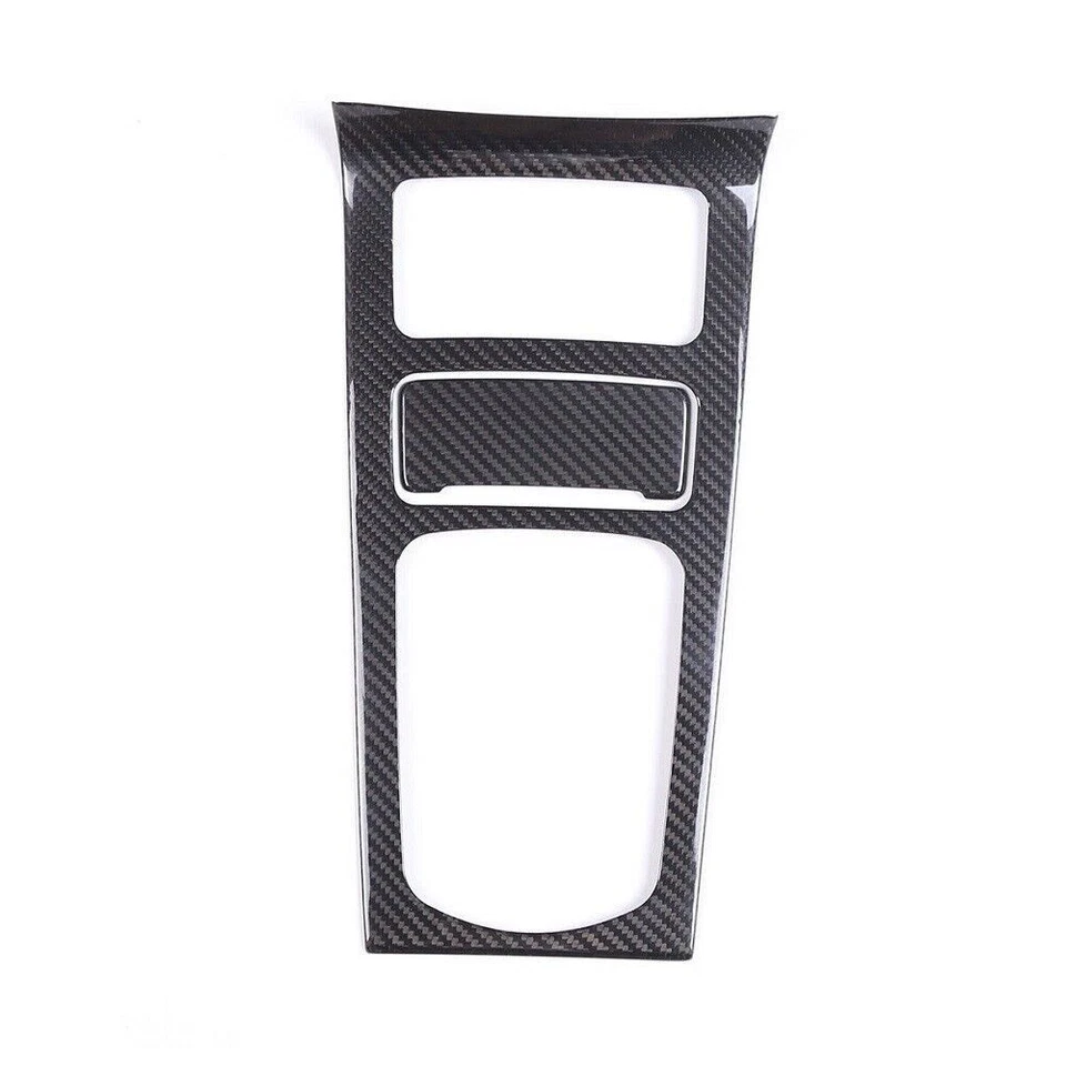 Embellecedores de cambio de marchas de consola central de coche de fibra de carbono para Porsche Cayenne 2011-2017 Foto 2 de 4
