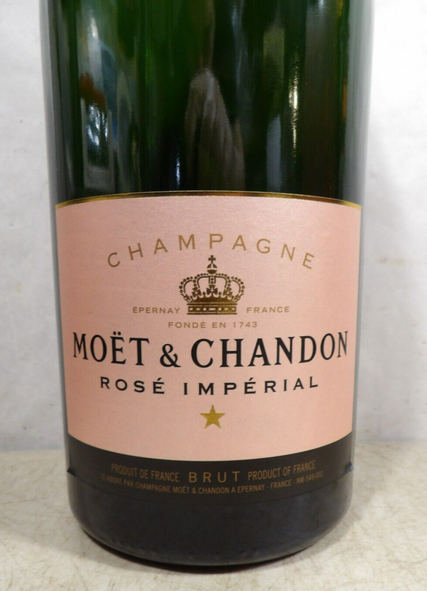 Moet & Chandon Rose Imperial Champagne Dummy Empty Bottle Prop