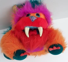 Vintage 1986 My Pet Monster Gwonk  Hand Puppet plush Stuffed Animal