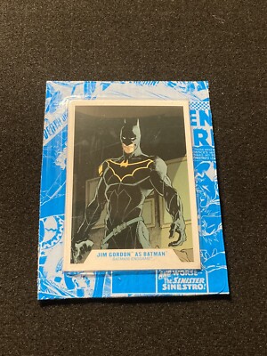 McFarlane DC JIM GORDAN As BATMAN Endgame Character Trading Card--SEALED!!