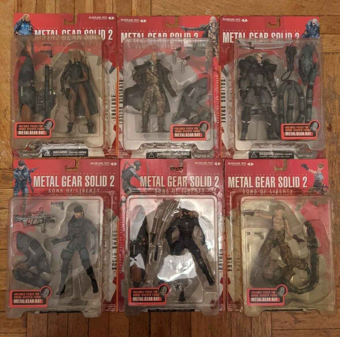まとめ売り　MGSD 2点セット 2002 McFarlane Toys Metal Gear Solid 2 complete set of 6 / New | eBay